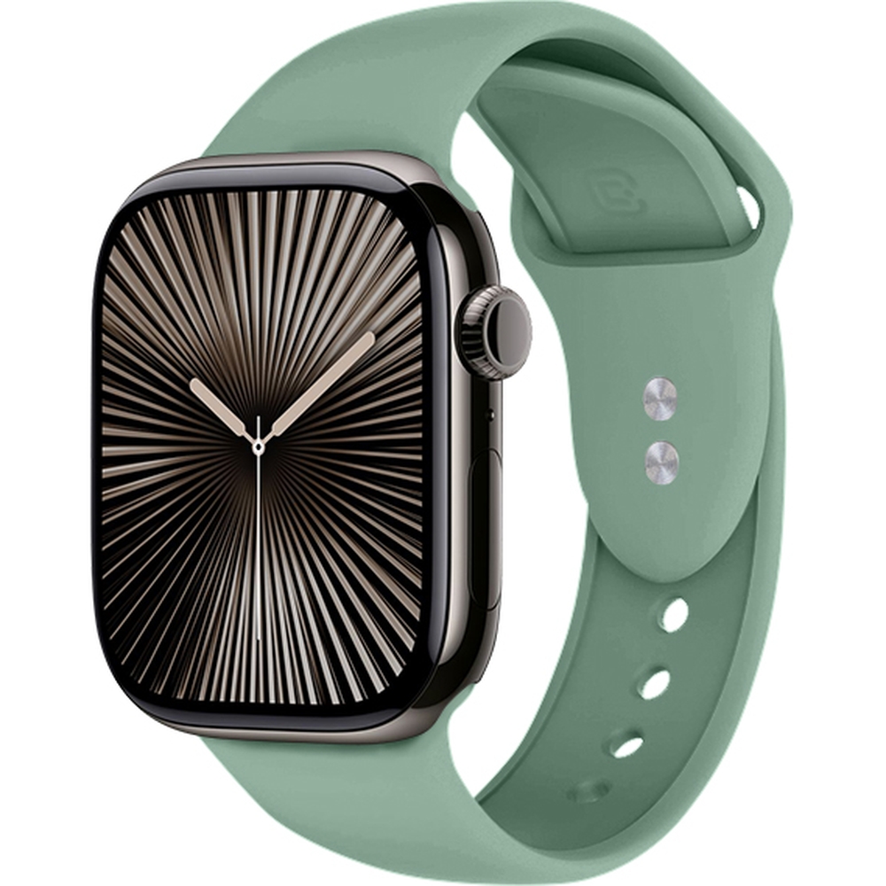 Pasek Crong Sport Liquid Band do Apple Watch 42/41/40/38mm, szałwiowy